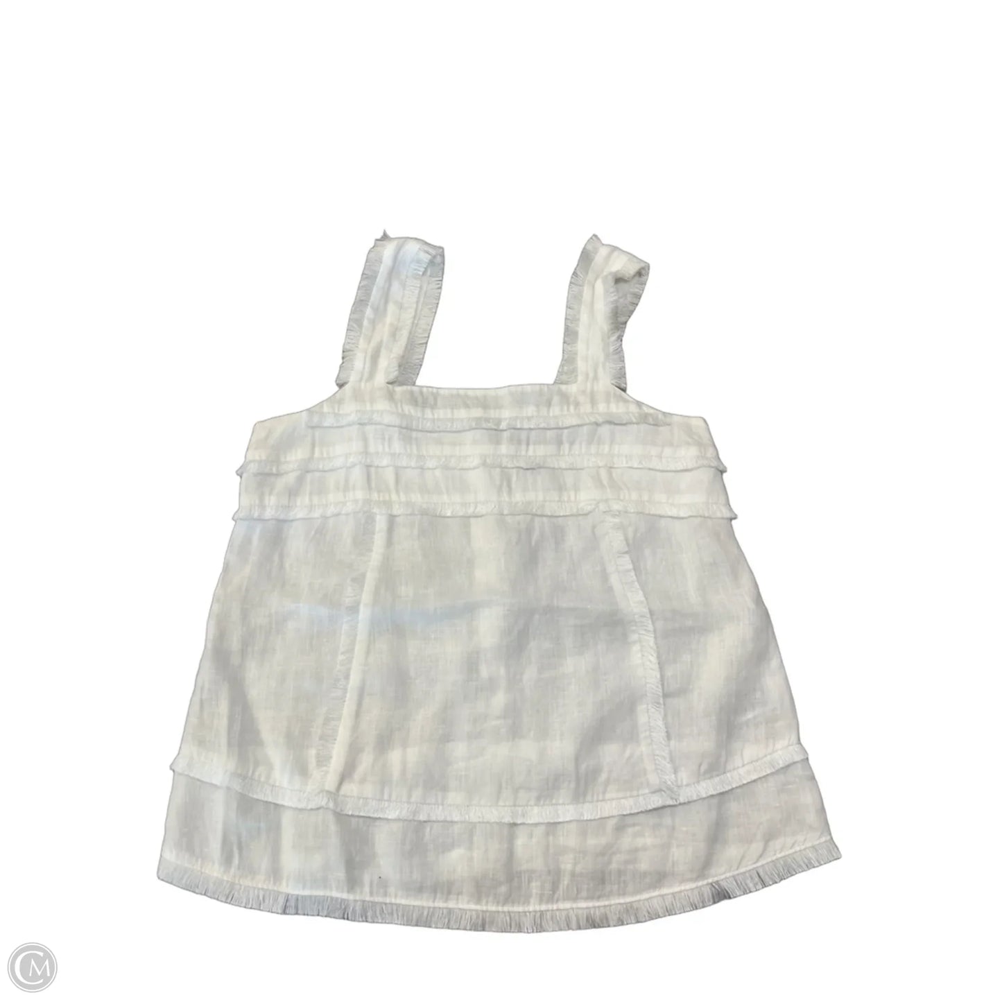 Blouse Sleeveless By J. Crew In White, Size: Xxs
