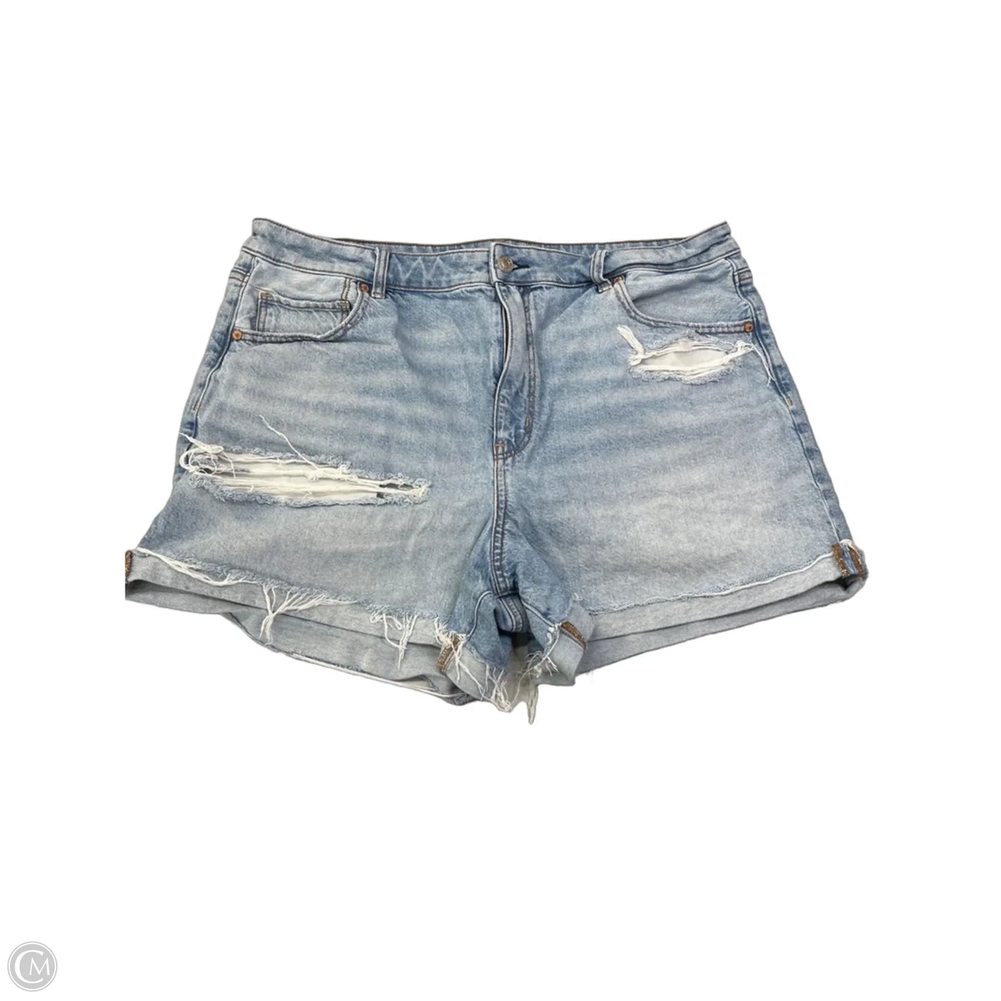 Shorts By American Eagle In Blue Denim, Size: 1x