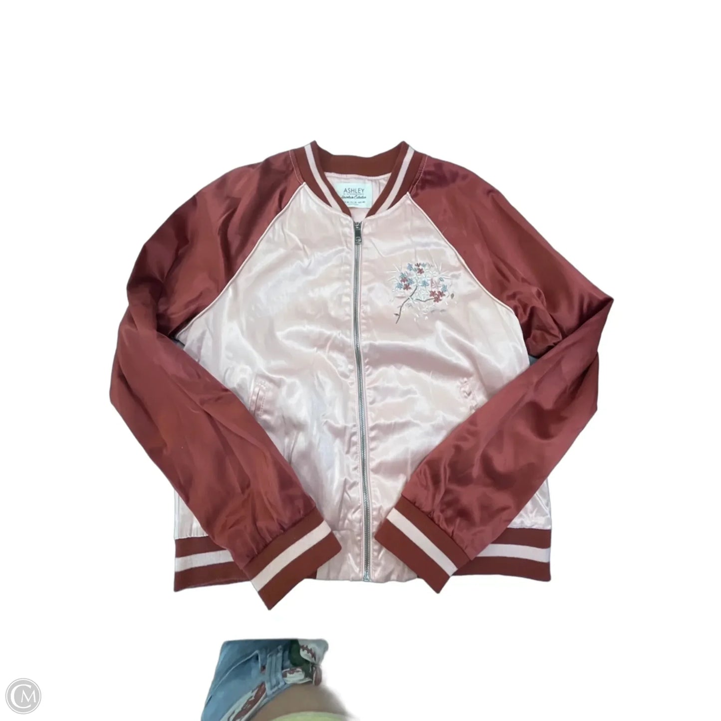 Jacket Moto By Ashley In Pink, Size: Xl