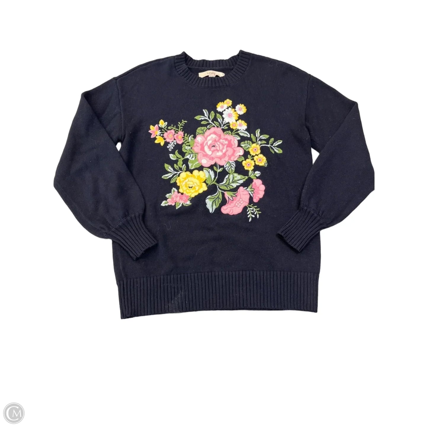 Sweater By Loft In Navy, Size: S