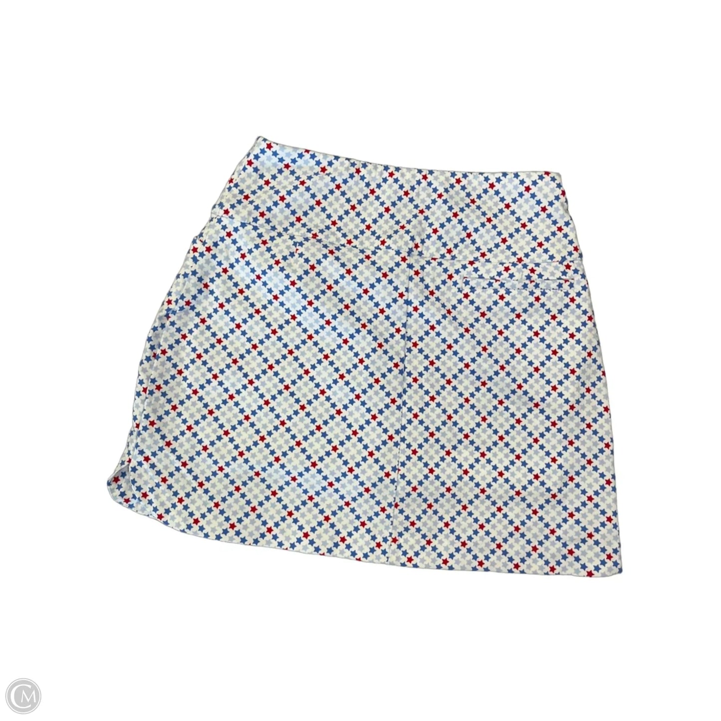 Athletic Skort By Lady Hagen In Blue Red & White, Size: S