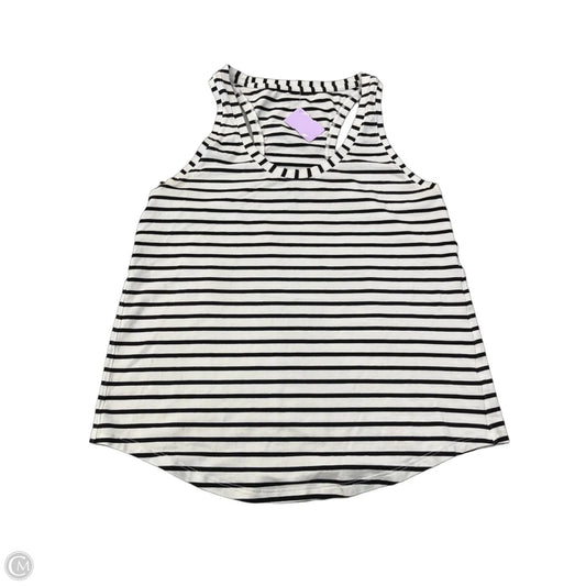 Athletic Tank Top By Lululemon In Striped Pattern, Size: M