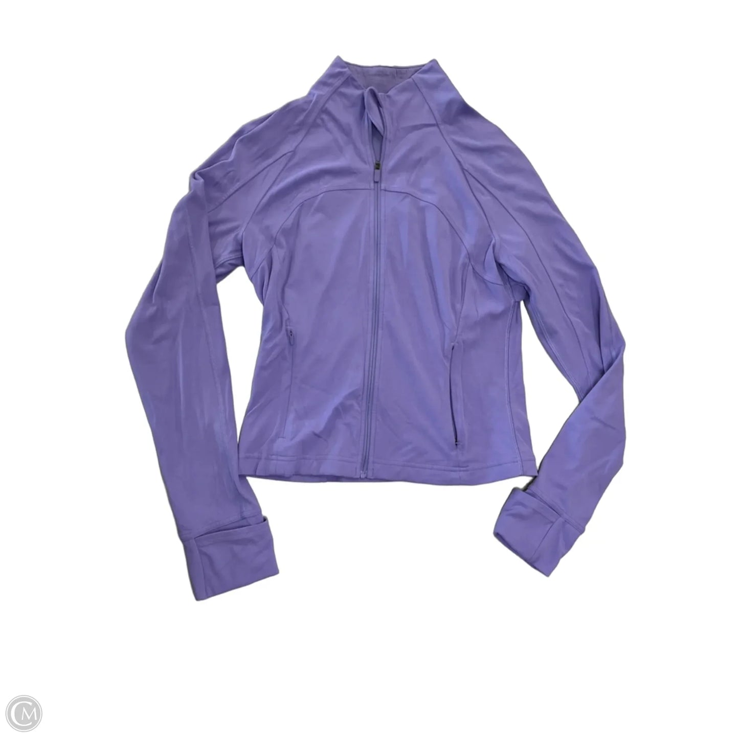 Athletic Jacket By Lululemon In Purple, Size: M