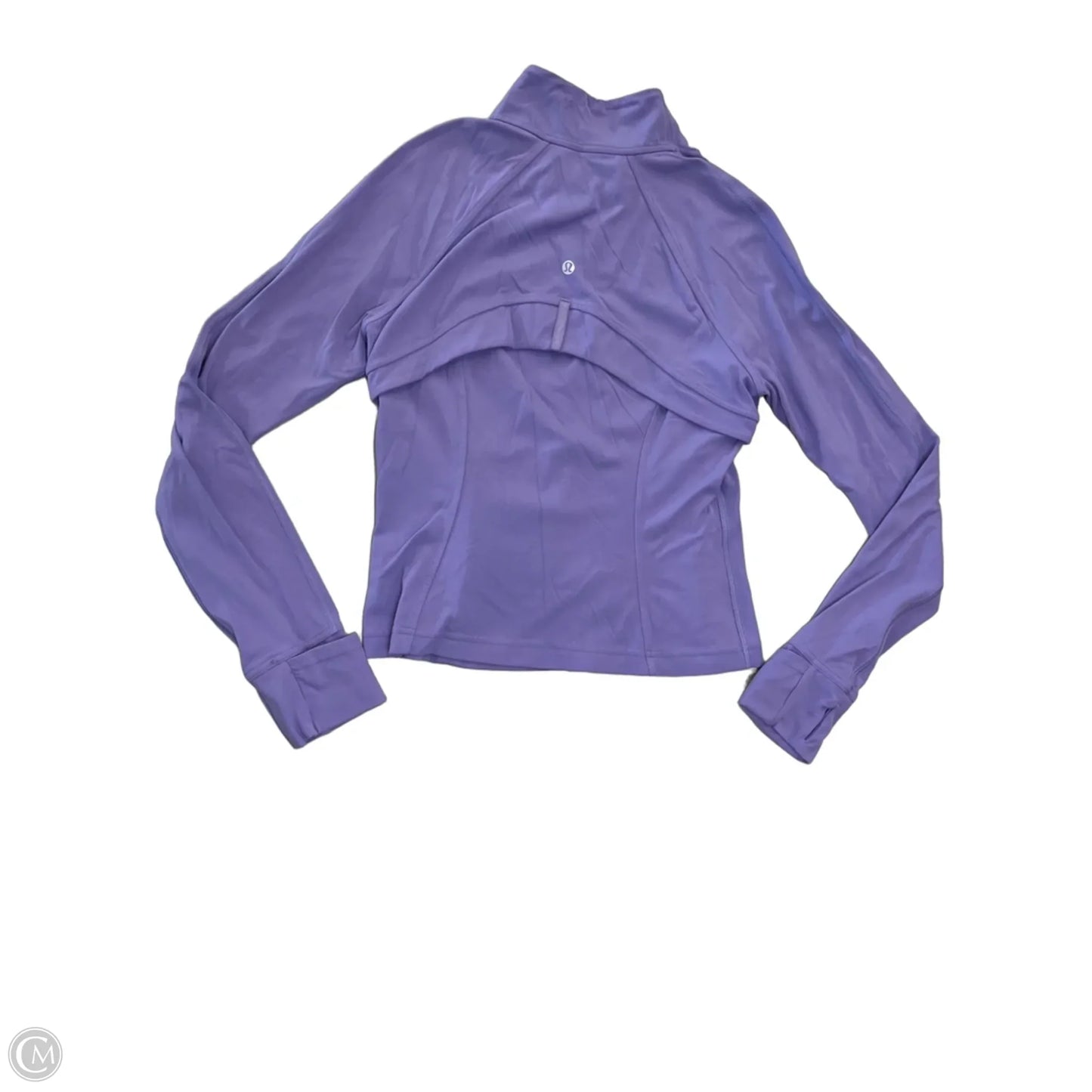 Athletic Jacket By Lululemon In Purple, Size: M