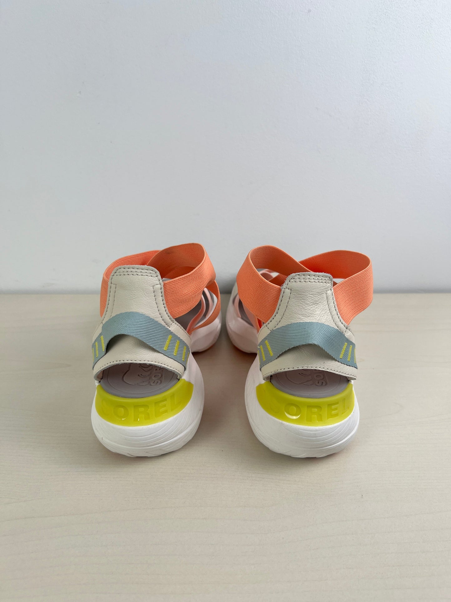 Orange Sandals Sport Sorel, Size 8