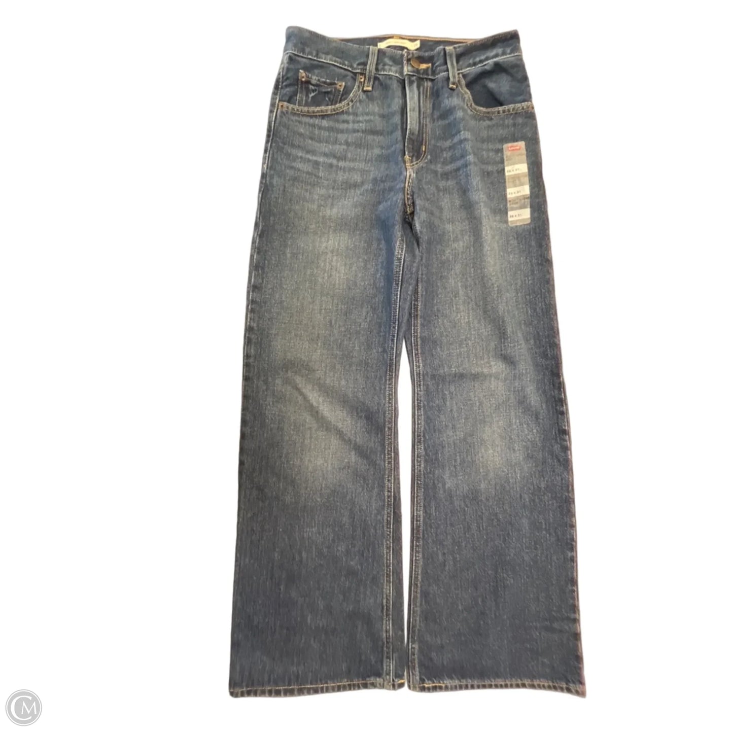 Jeans Boot Cut By Levis In Blue Denim, Size: 2