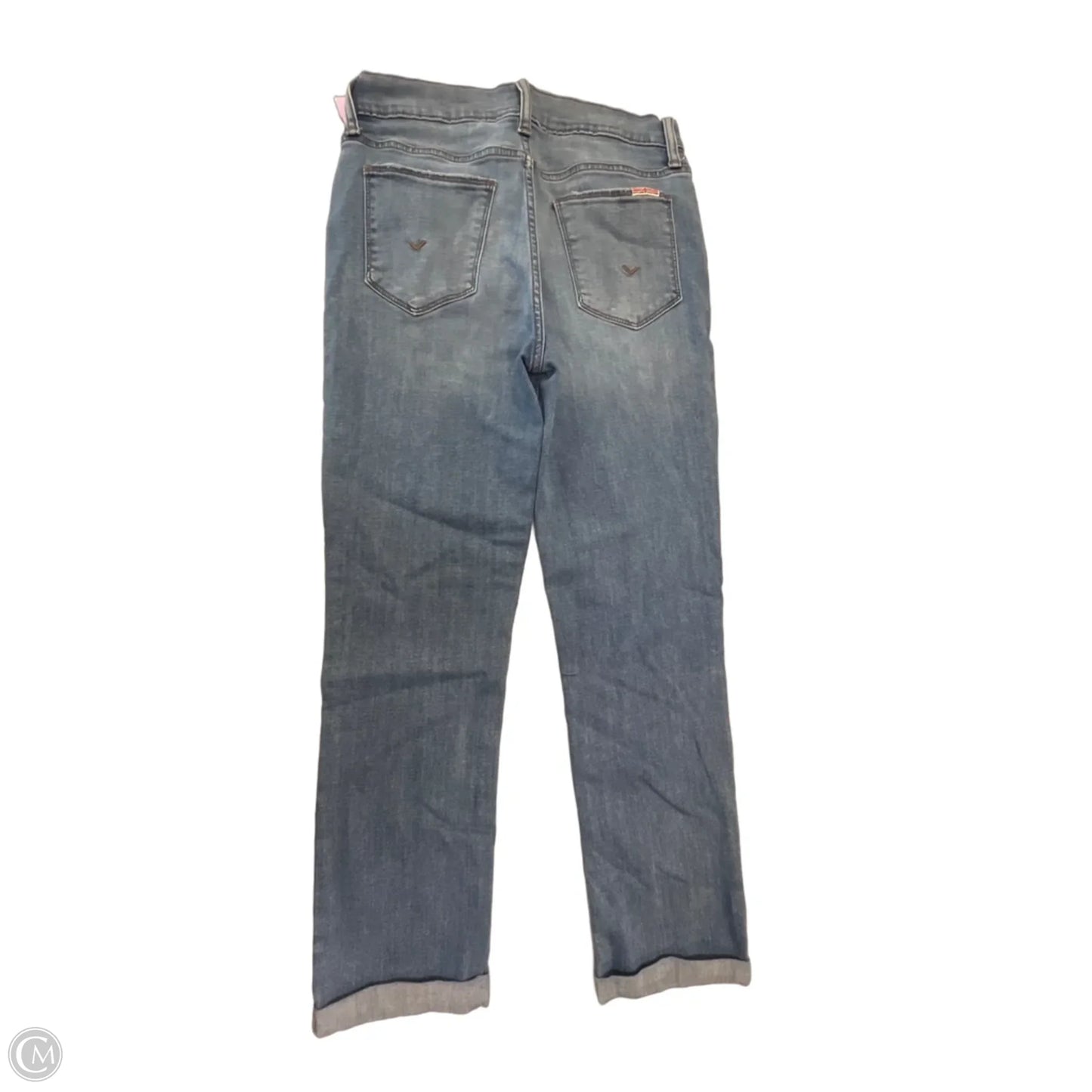 Jeans Straight By Hudson In Blue Denim, Size: 4
