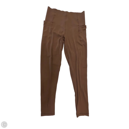 Athletic Leggings By Offline In Brown, Size: M