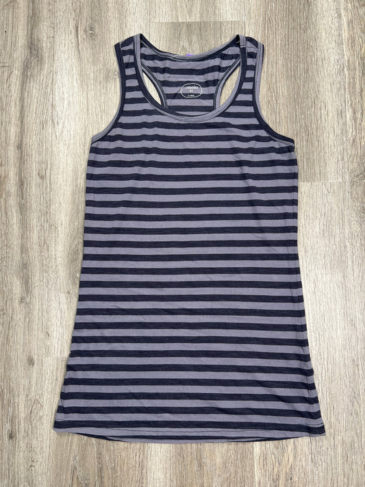 Striped Pattern Athletic Tank Top Cme, Size S