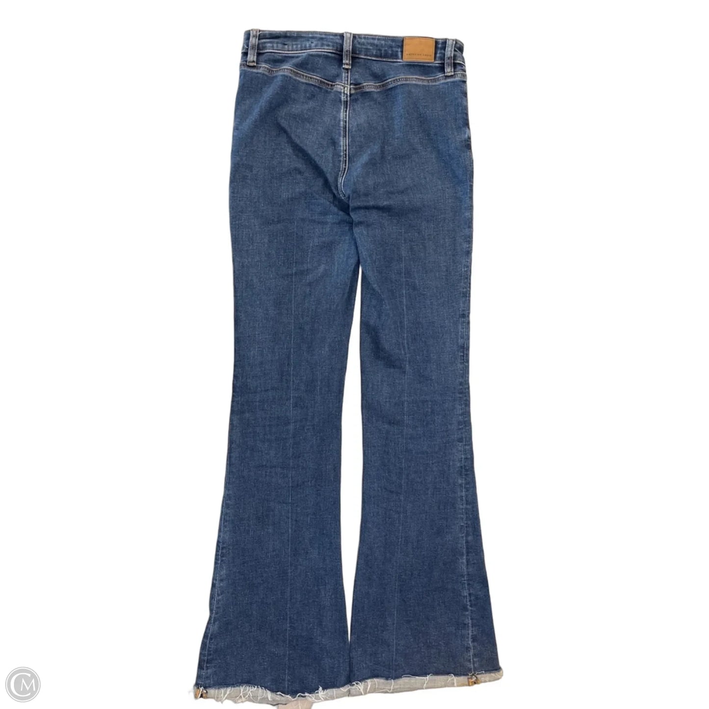 Jeans Flared By American Eagle In Blue Denim, Size: 2l