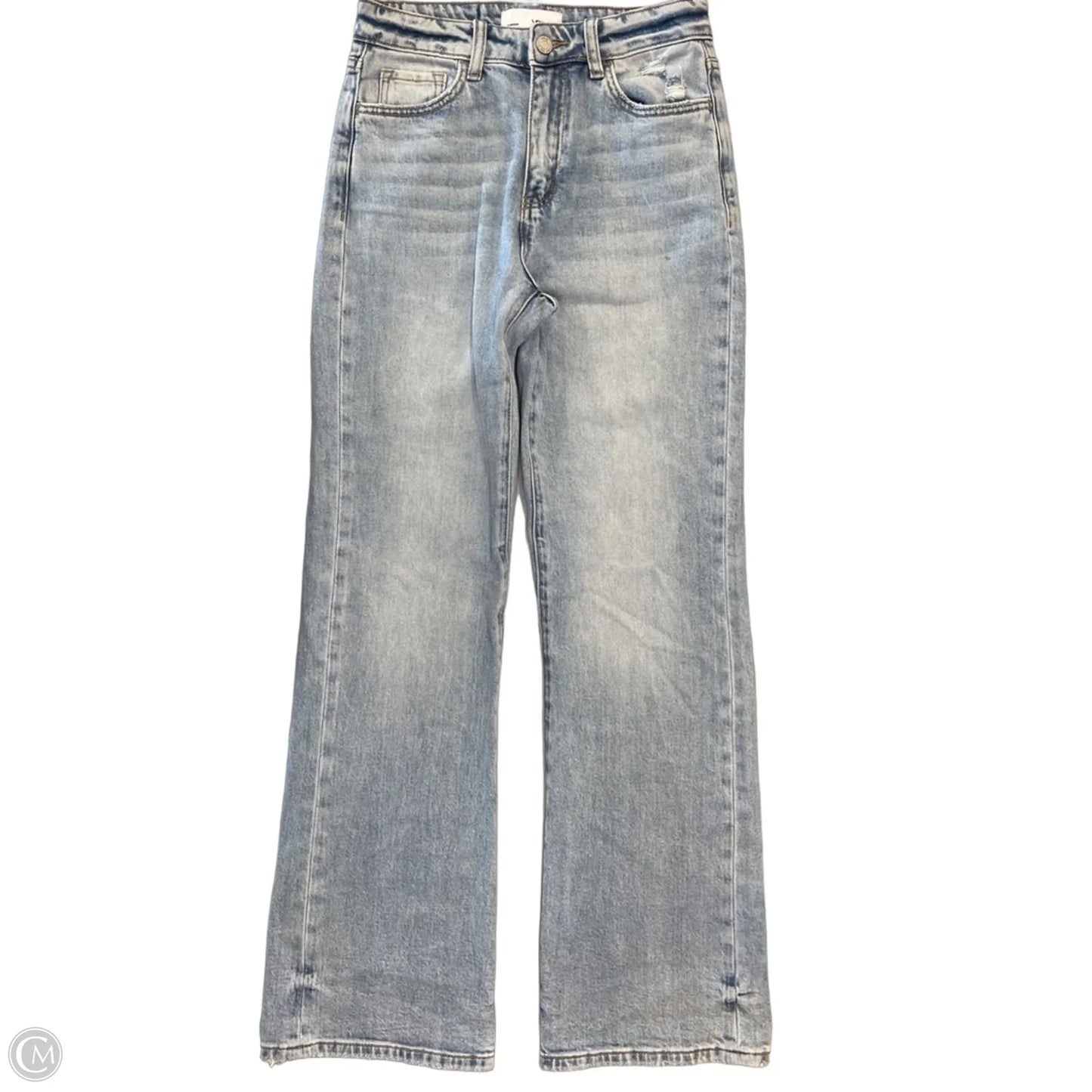 Jeans Flared By Vervet In Blue Denim, Size: 0