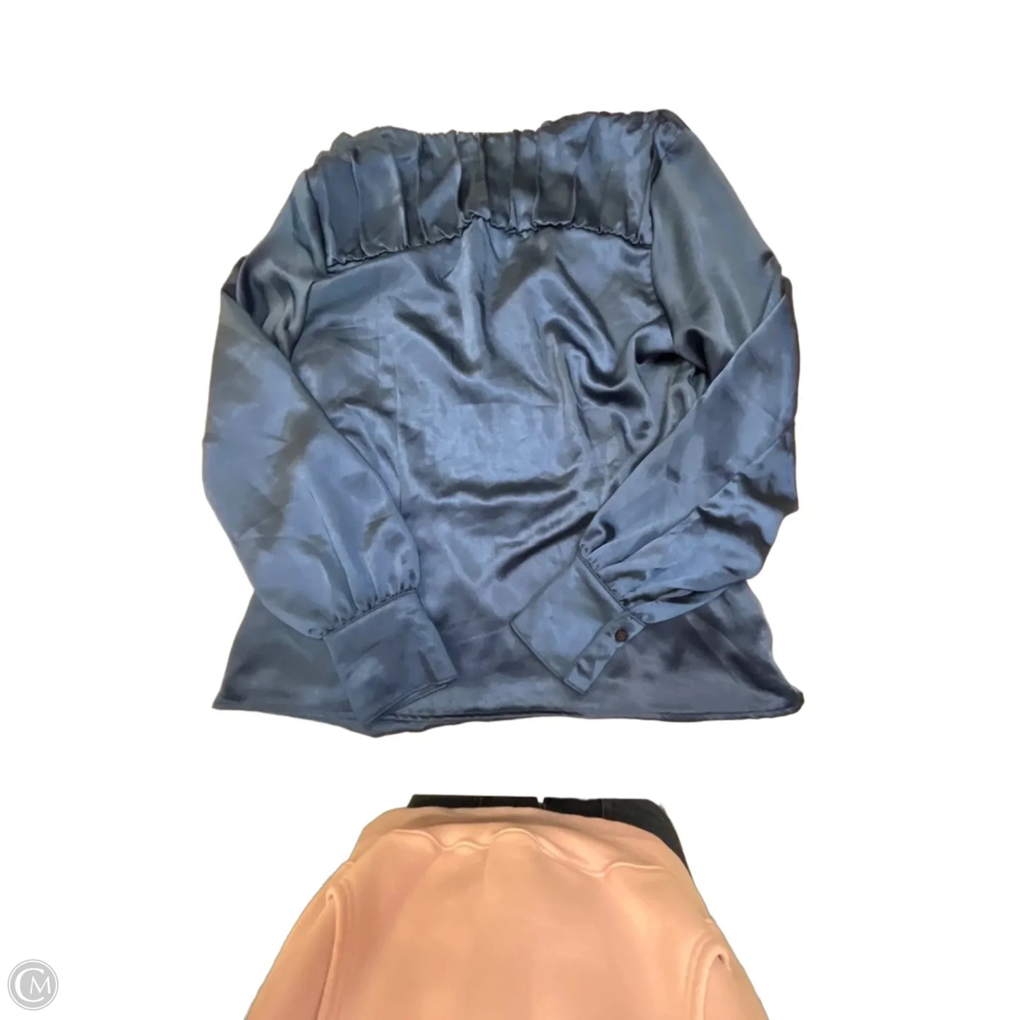 Blouse Long Sleeve By Kut In Blue, Size: L