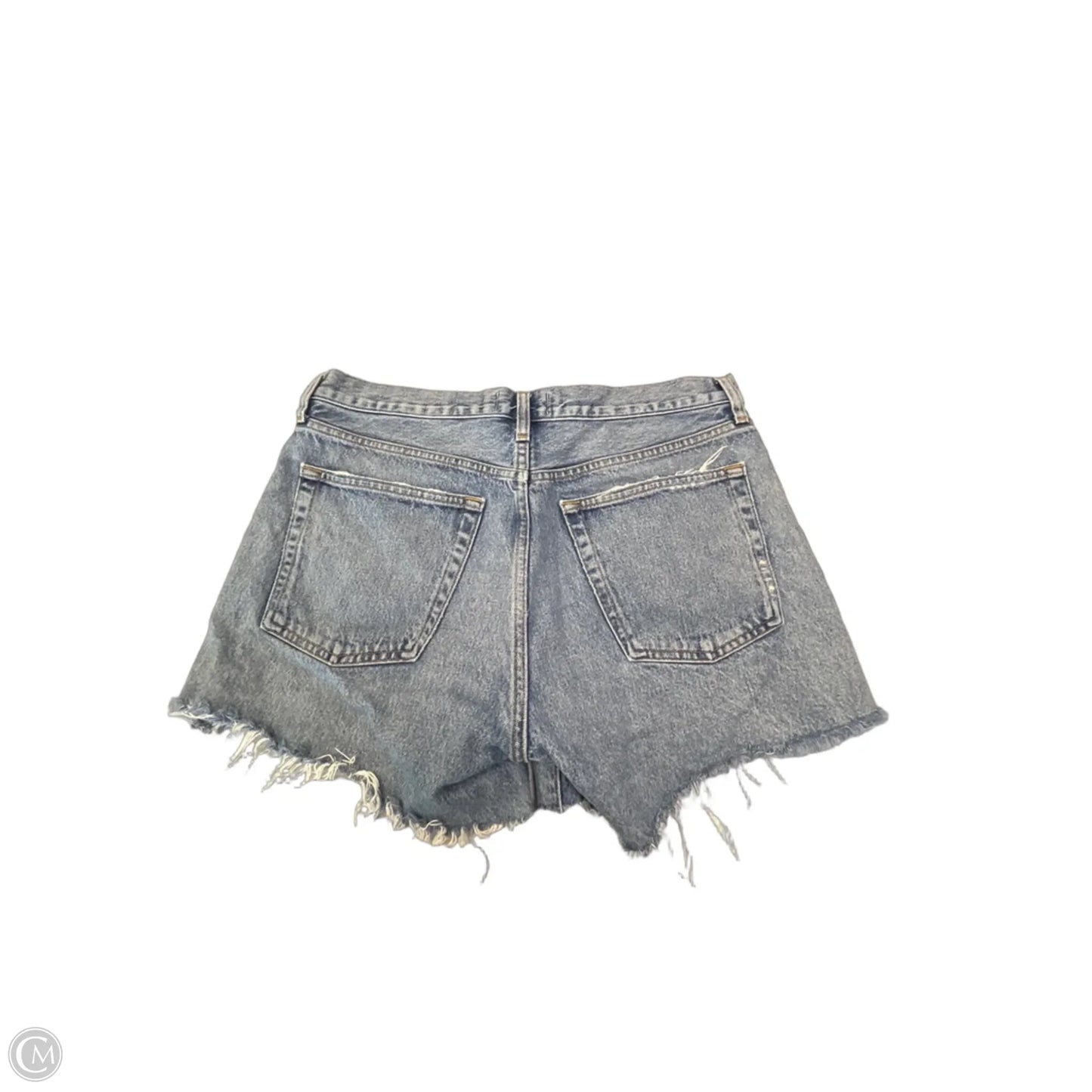Shorts By Agolde In Blue Denim, Size: M
