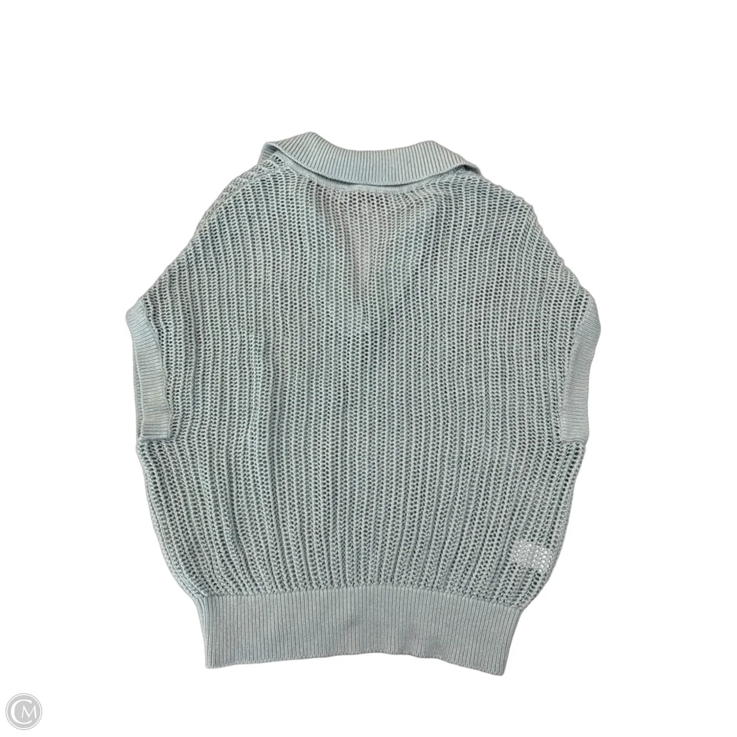 Top Sleeveless By Loft In Teal, Size: S