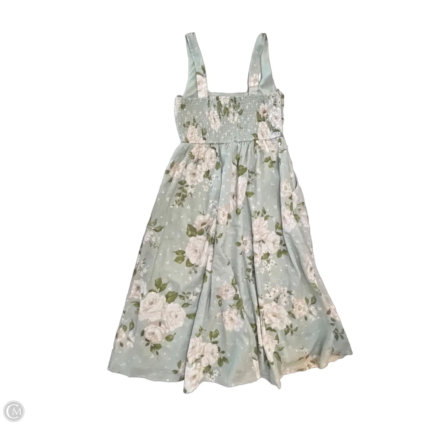 Dress Casual Midi By Clothes Mentor In Green, Size: M