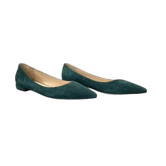 Shoes Luxury Designer By Prada In Green, Size: 8