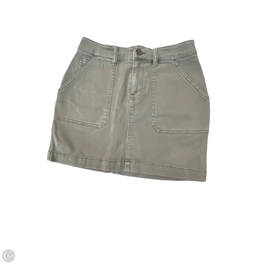 Skirt Mini & Short By Faherty In Green Denim, Size: S