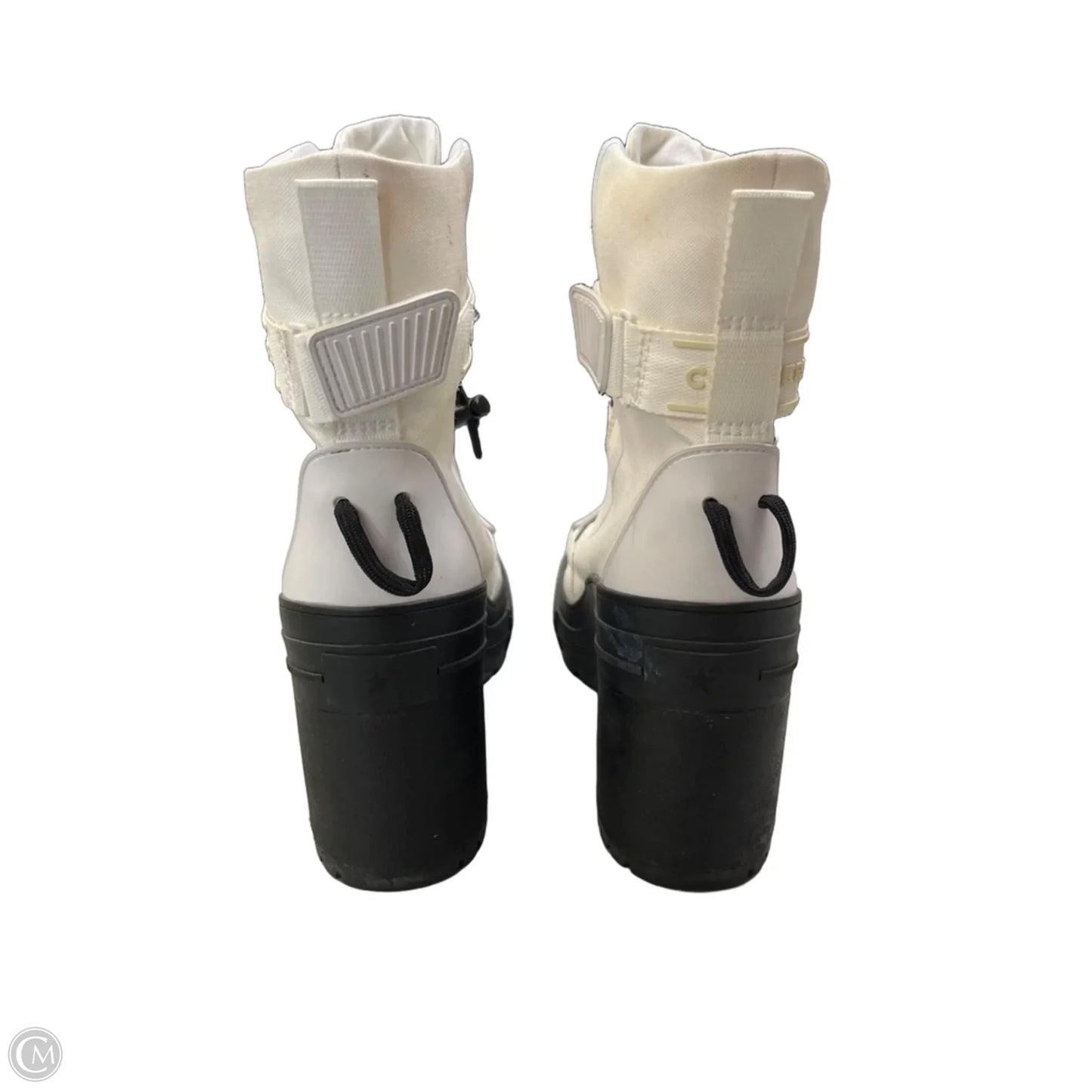 Boots Ankle Heels By Converse In White, Size: 7