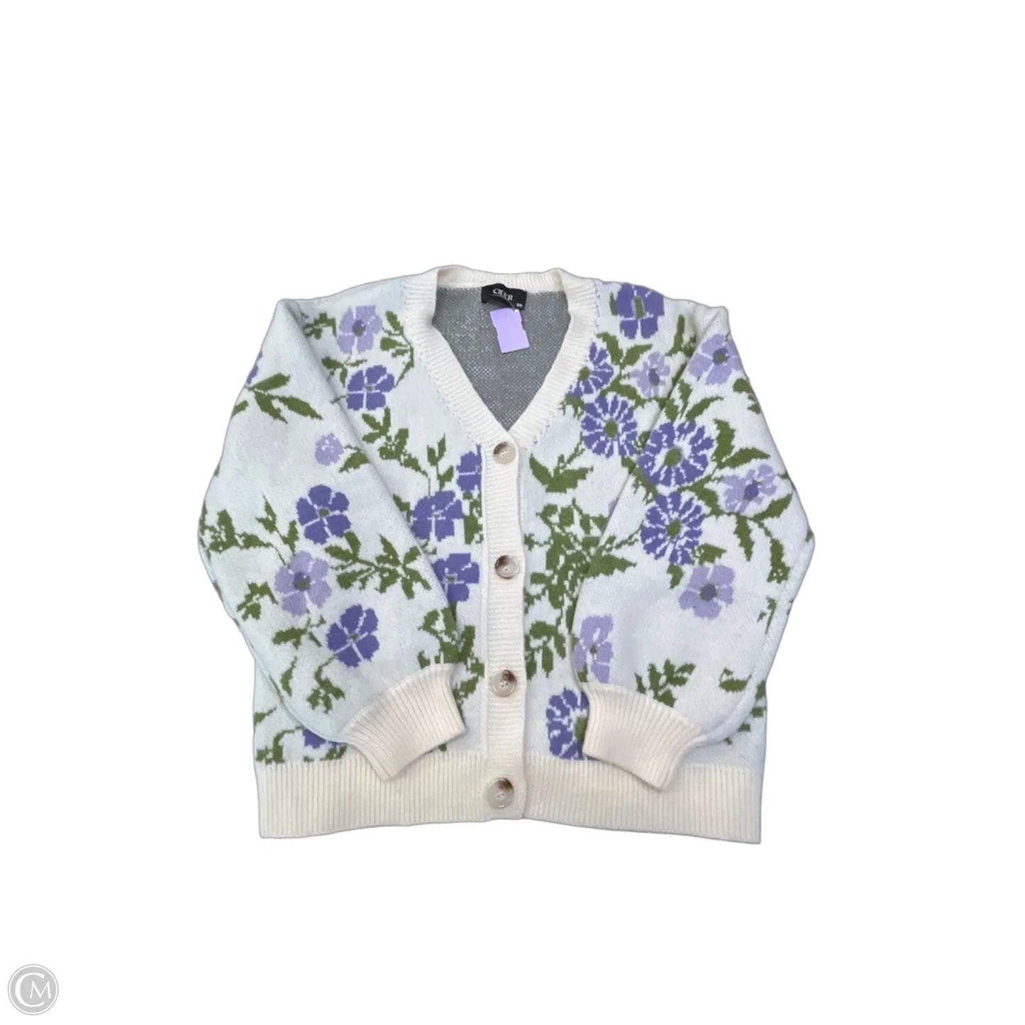 Cardigan By Cider In White, Size: Xl