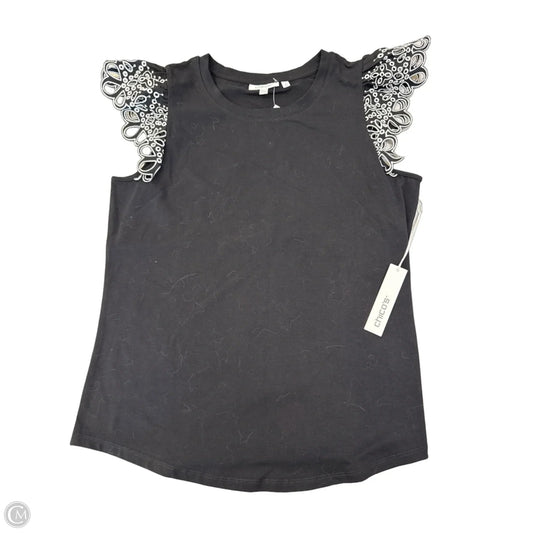 Blouse Sleeveless By Chicos In Black, Size: M
