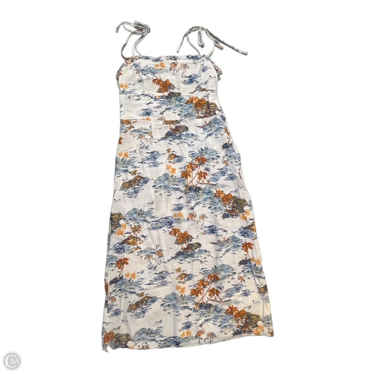 Dress Casual Midi By Free People In White, Size: L