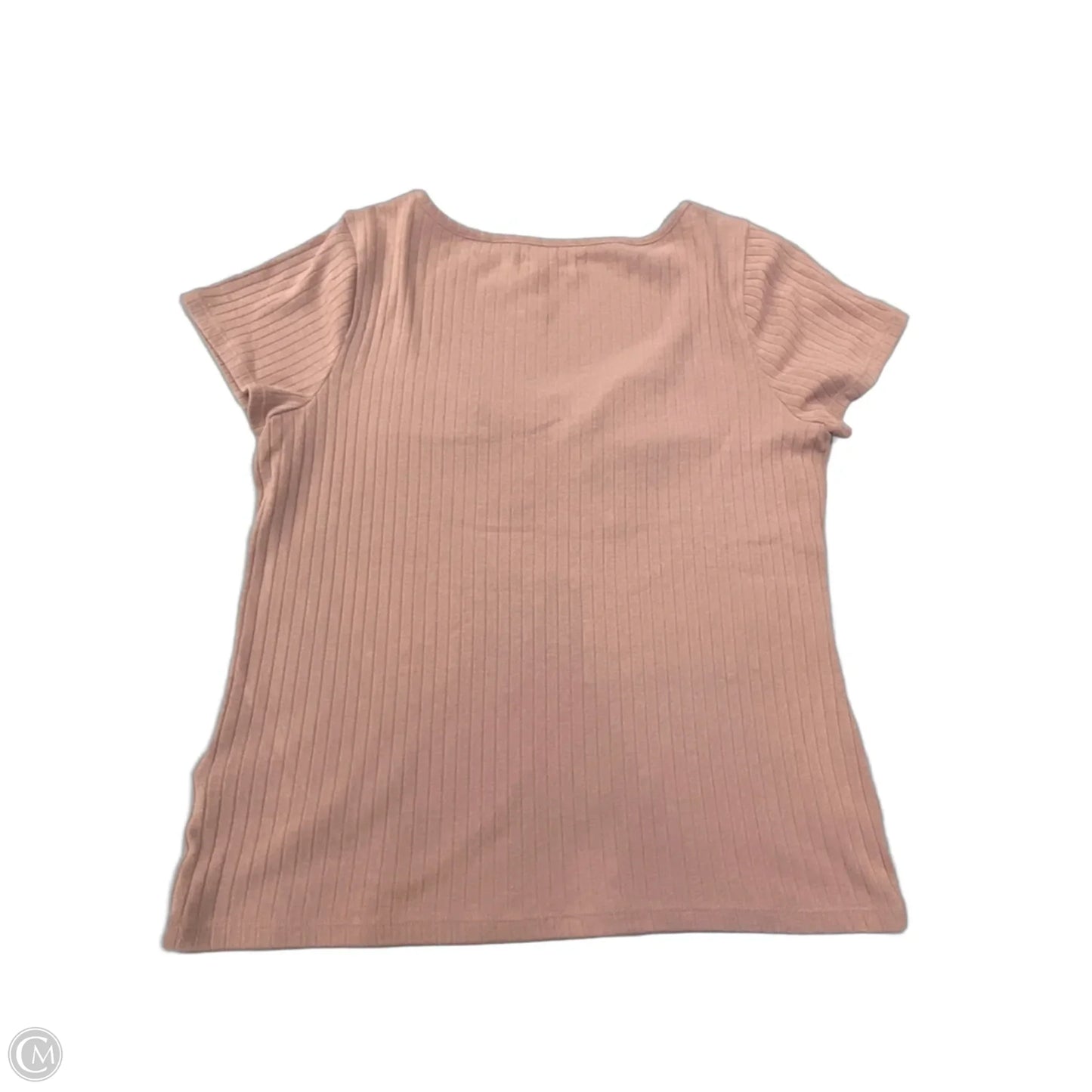 Top Short Sleeve By Madewell In Peach, Size: L