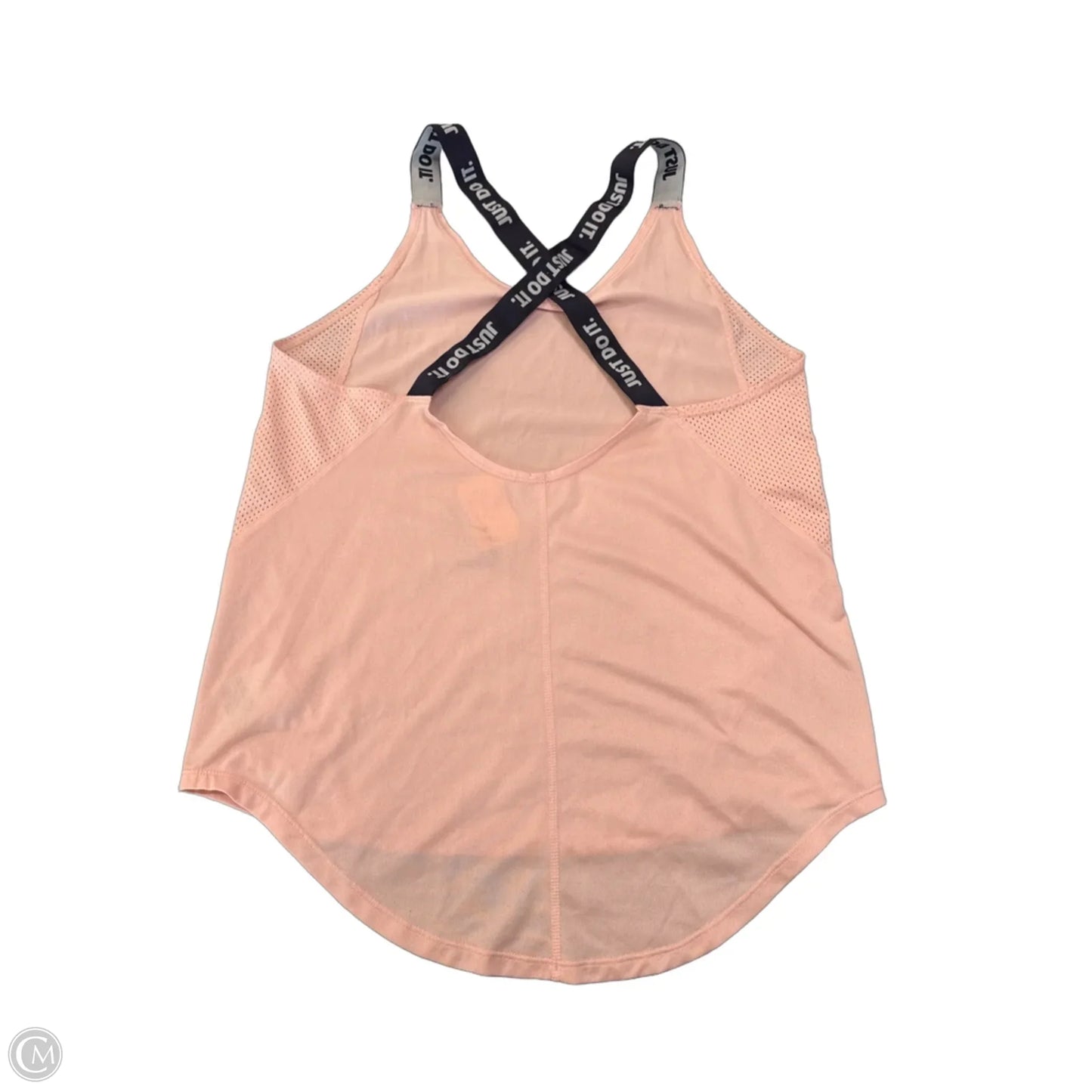 Athletic Tank Top By Nike Apparel In Peach, Size: S
