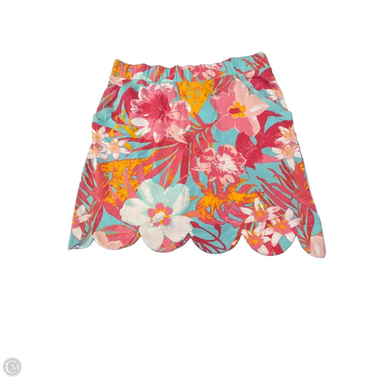 Athletic Skort By Clothes Mentor In Floral Print, Size: M