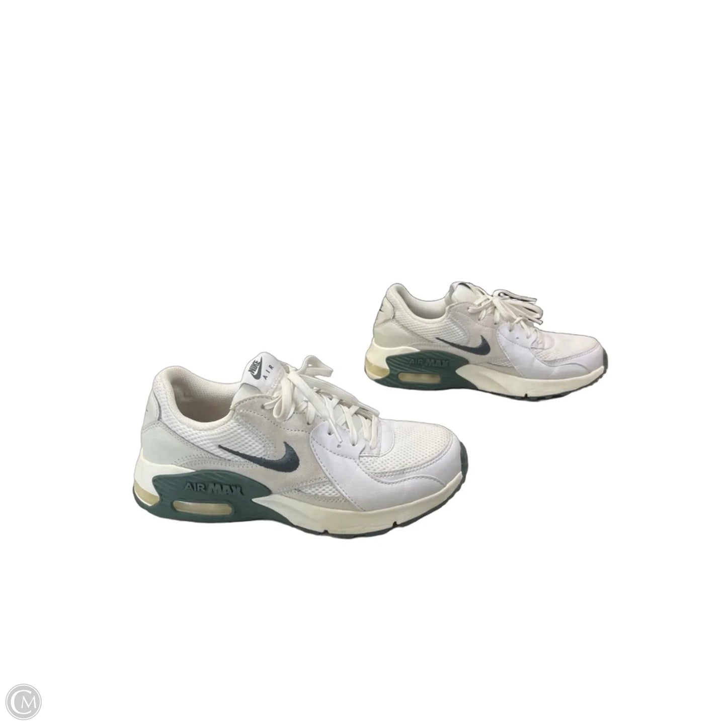 Shoes Sneakers By Nike In Green & White, Size: 7.5