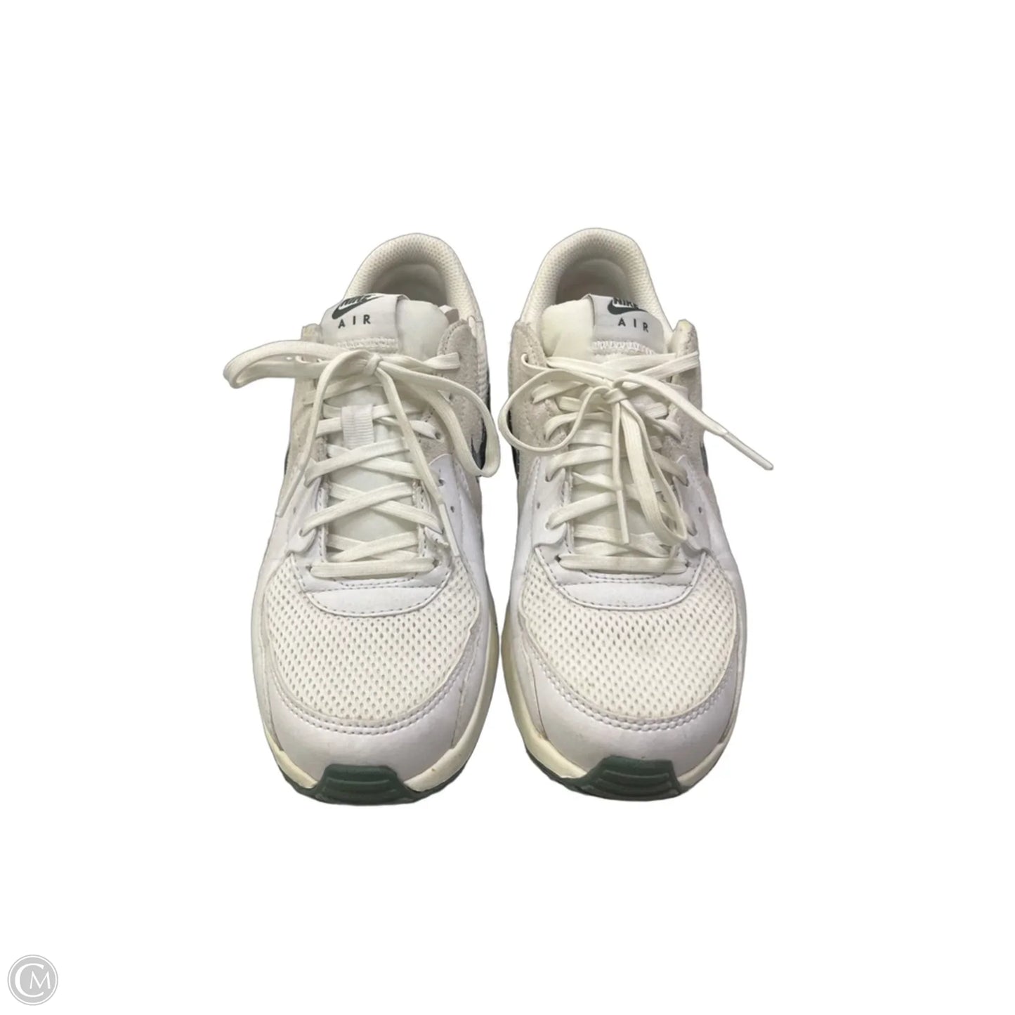 Shoes Sneakers By Nike In Green & White, Size: 7.5