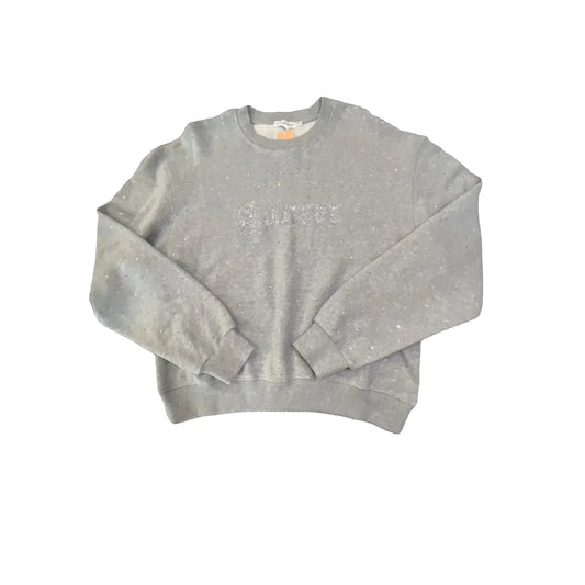 Sweatshirt Crewneck By Good American In Grey, Size: M