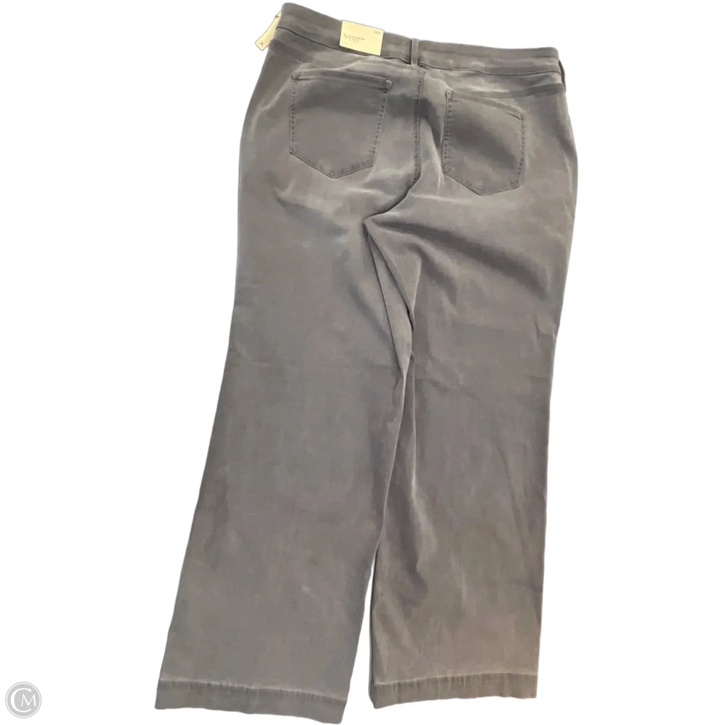Jeans Wide Leg By Not Your Daughters Jeans In Grey Denim, Size: 16