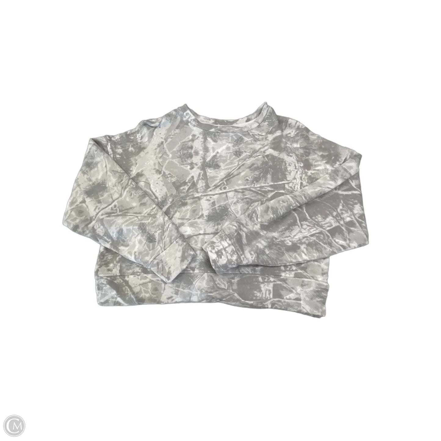 Top Long Sleeve By Thread And Supply In Camouflage Print, Size: M