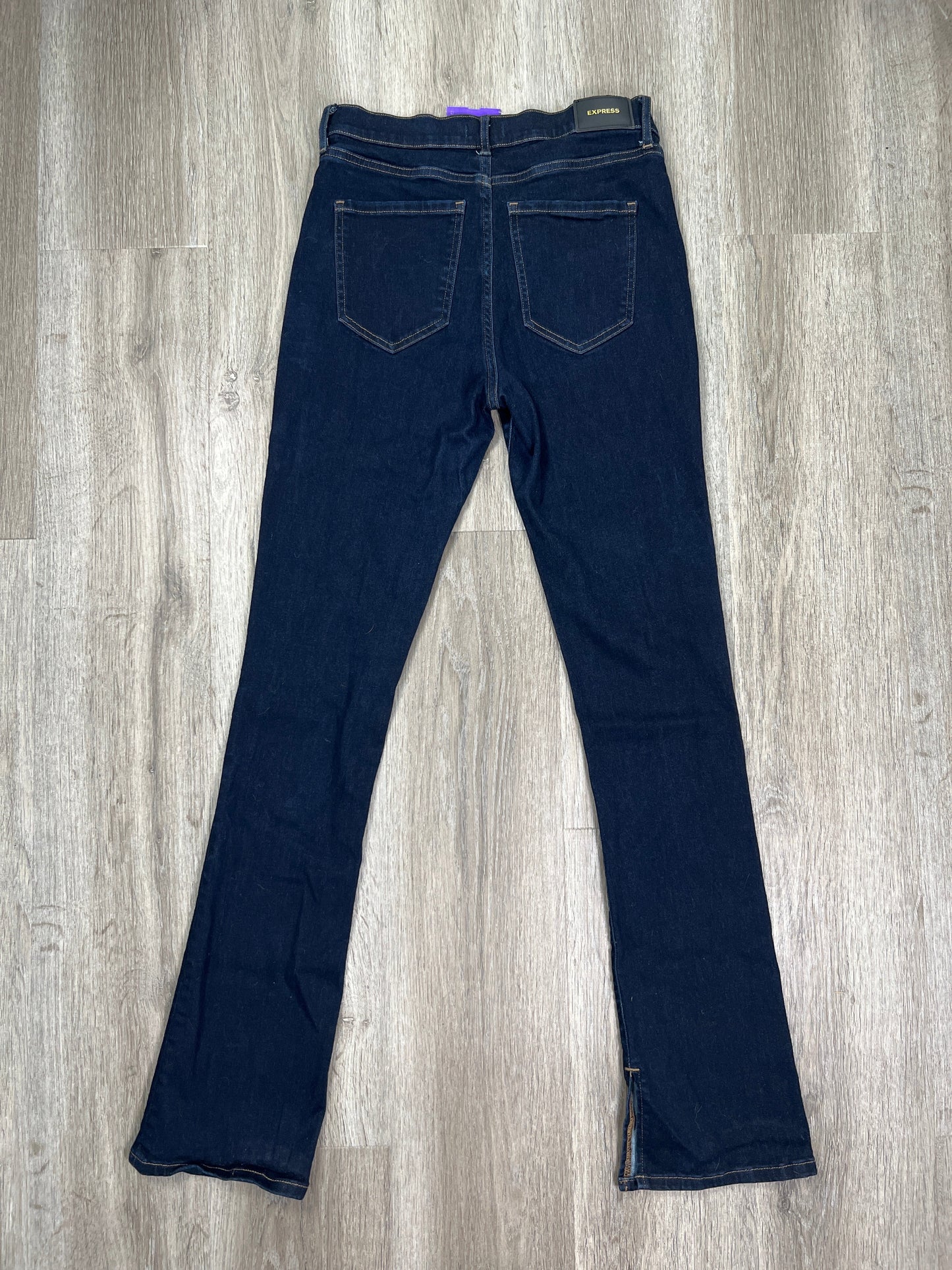 Blue Denim Jeans Boot Cut Express, Size 8