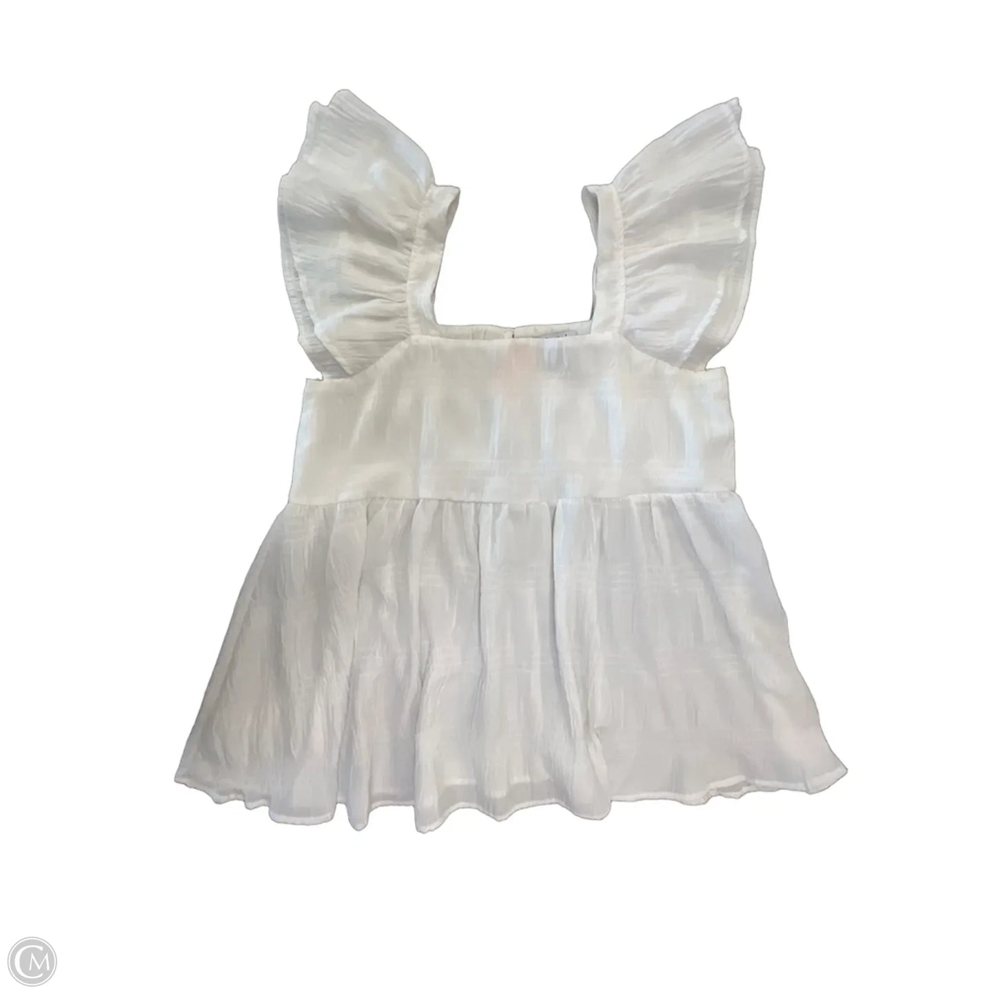 Blouse Sleeveless By White Birch In White, Size: M