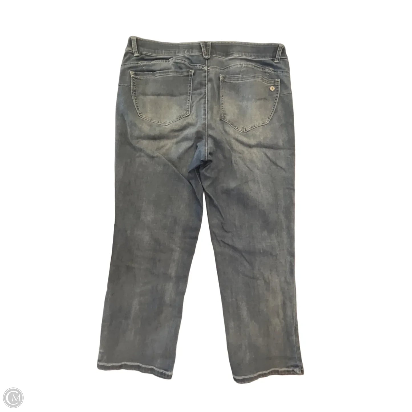 Jeans Cropped By Democracy In Blue Denim, Size: 16