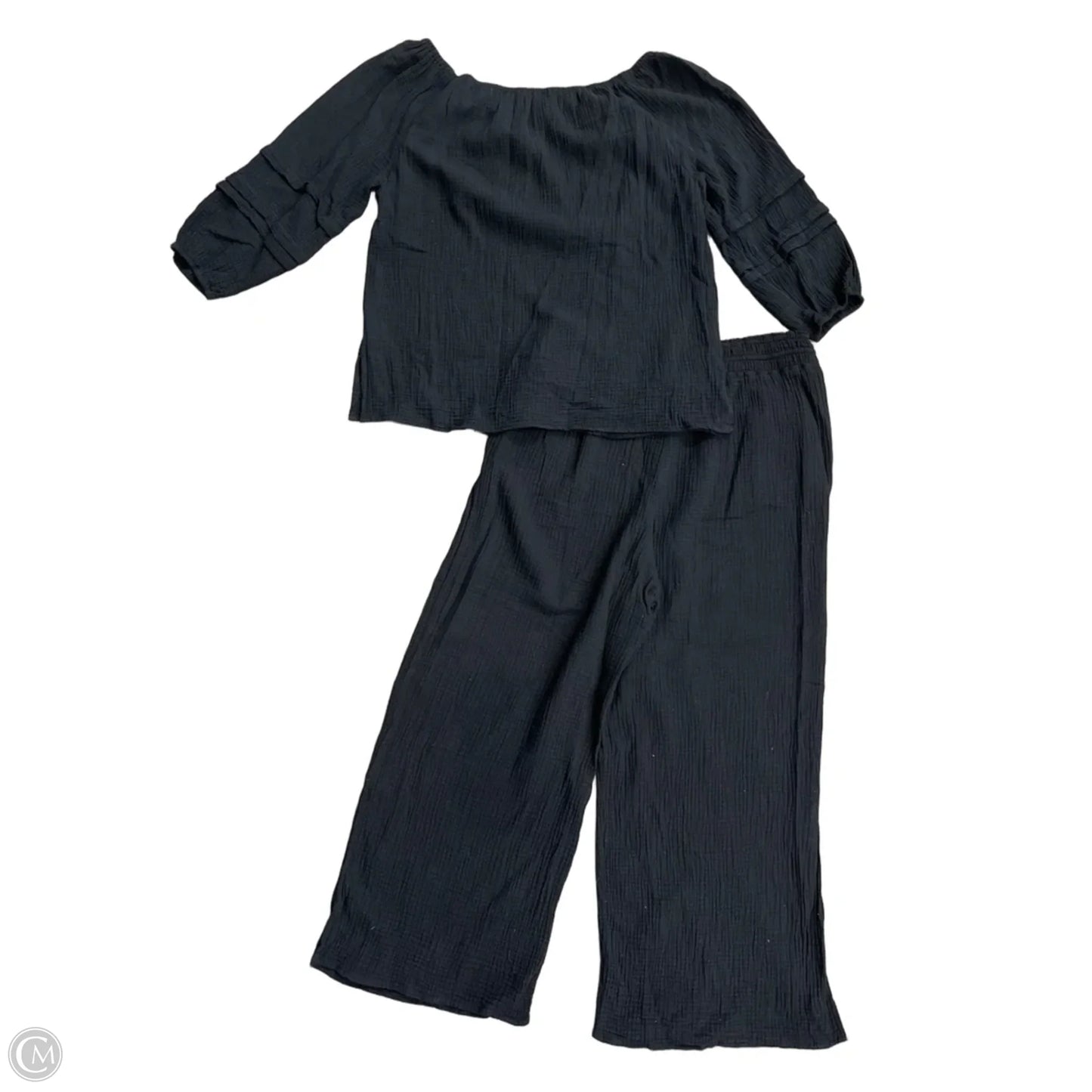 Pants Set 2pc By Tribal In Black, Size: L