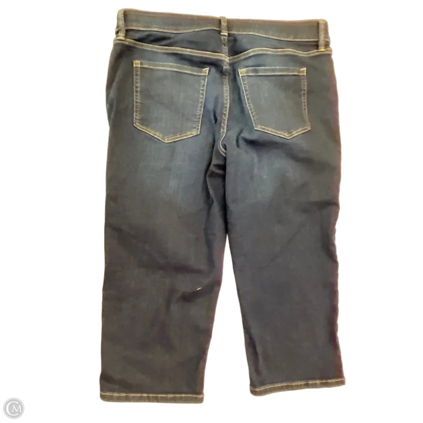Jeans Cropped By Liz Claiborne In Blue Denim, Size: 12