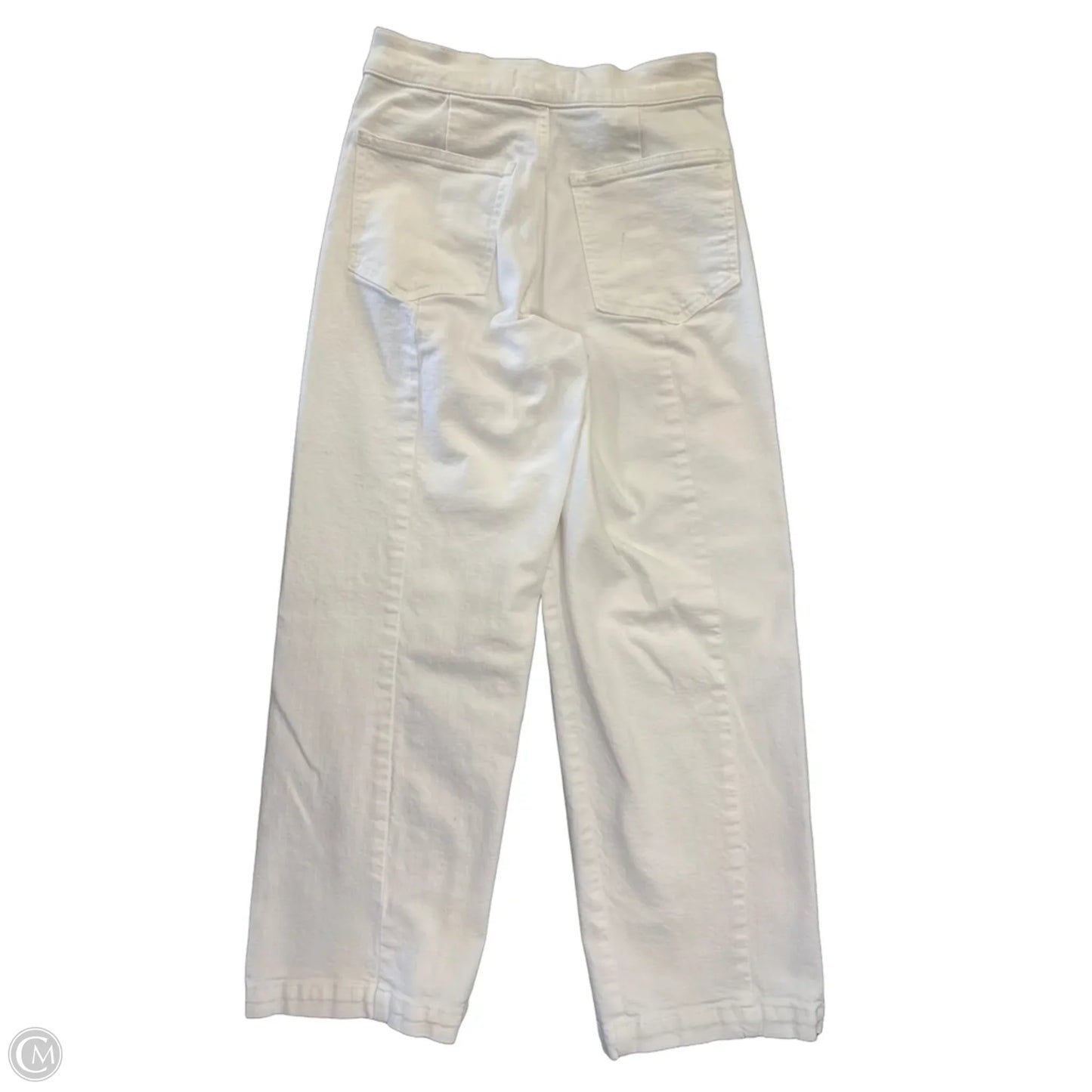 Jeans Cropped By Madewell In White Denim, Size: 0