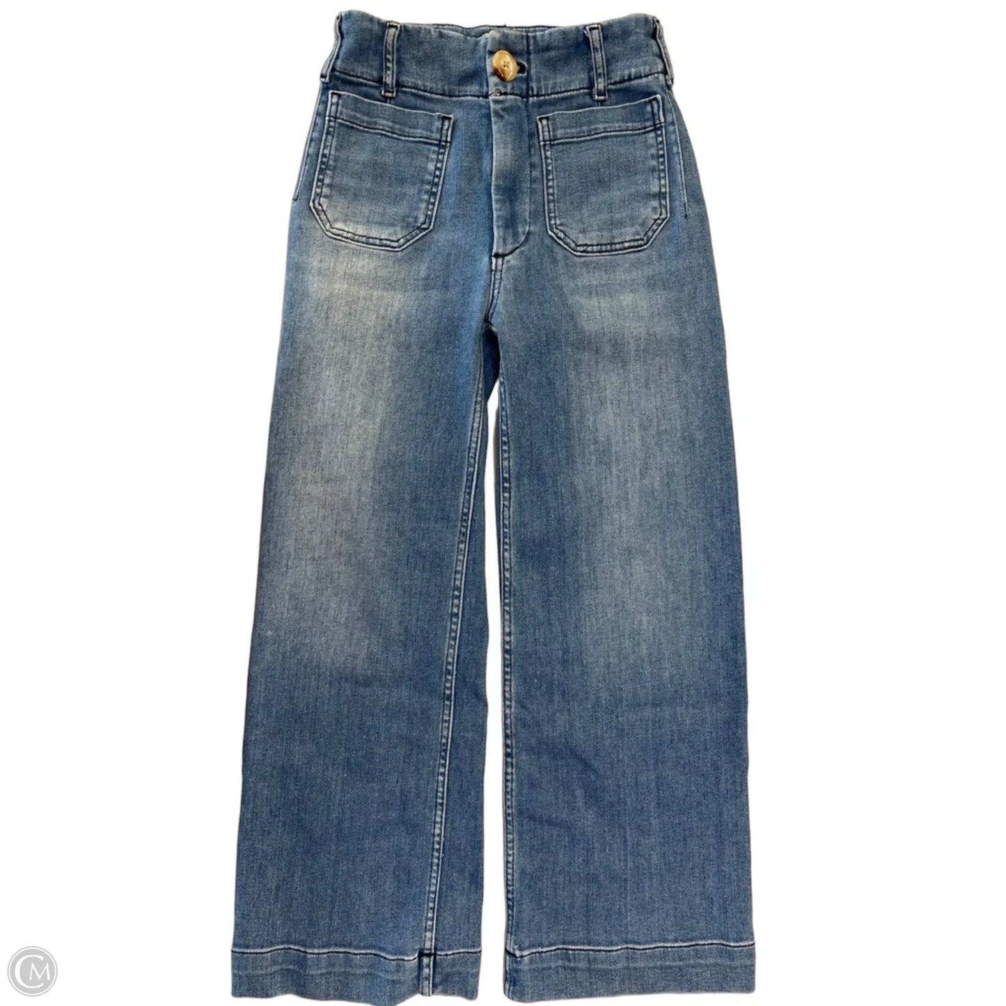 Jeans Wide Leg By Maeve In Blue Denim, Size: 00
