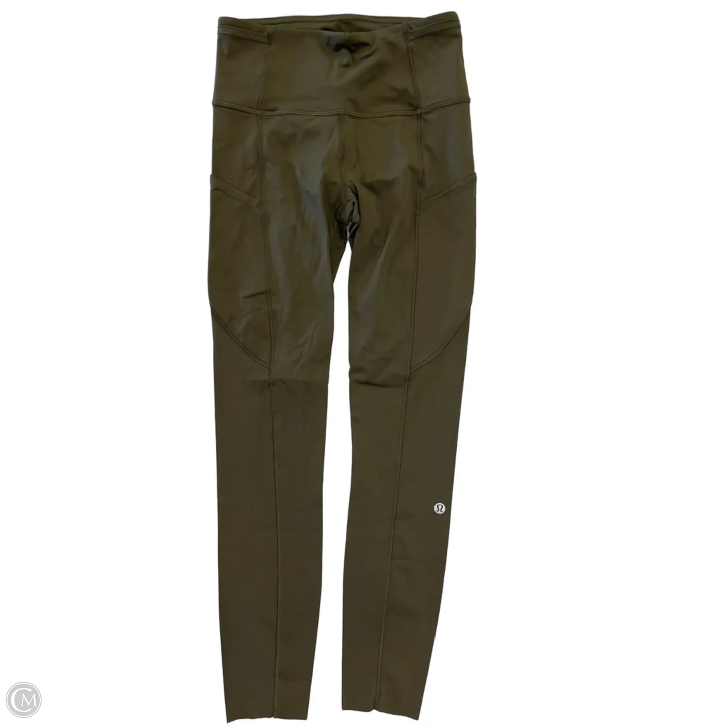 Athletic Leggings By Lululemon In Green, Size: S