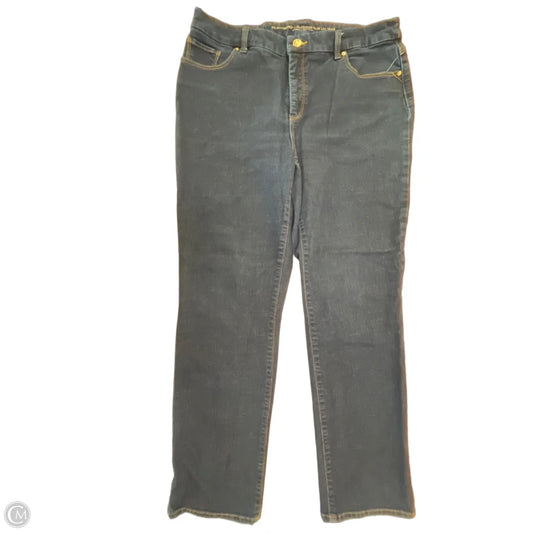 Jeans Boot Cut By Chicos In Blue Denim, Size: 14