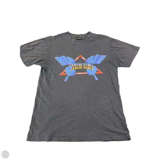 Top Short Sleeve By Anine Bing In Grey, Size: Xs