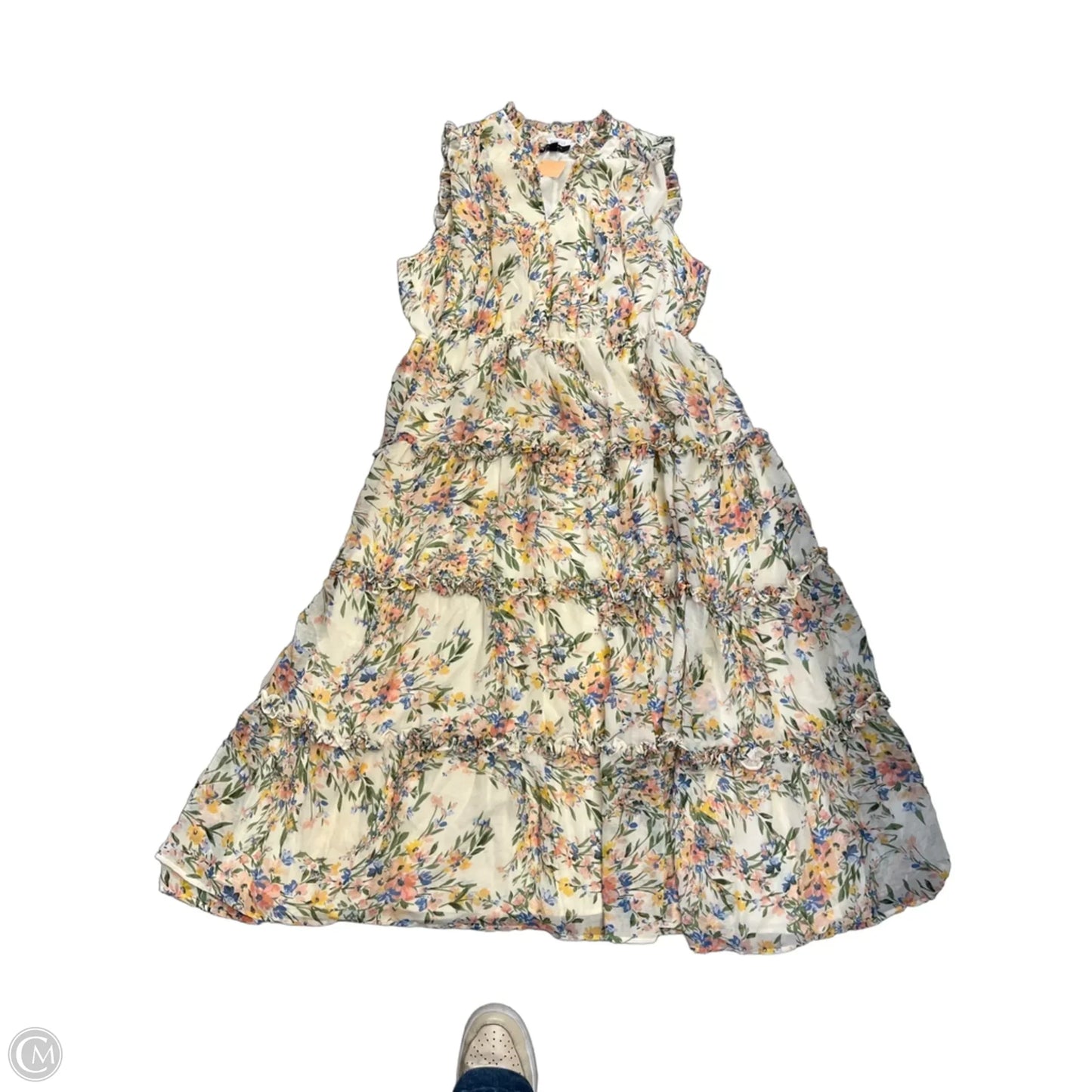 Dress Casual Maxi By Eloquii In Floral Print, Size: 1x