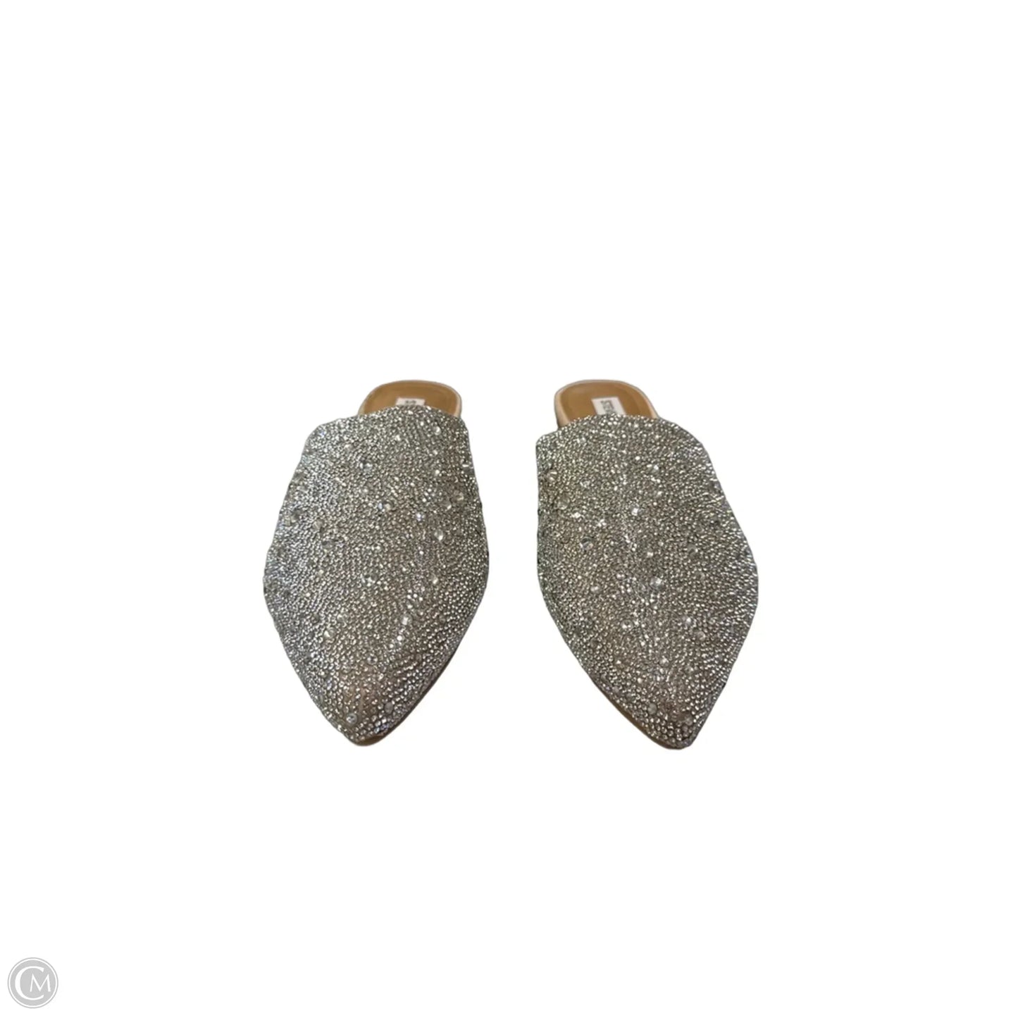 Shoes Flats By Steve Madden In Silver, Size: 9.5