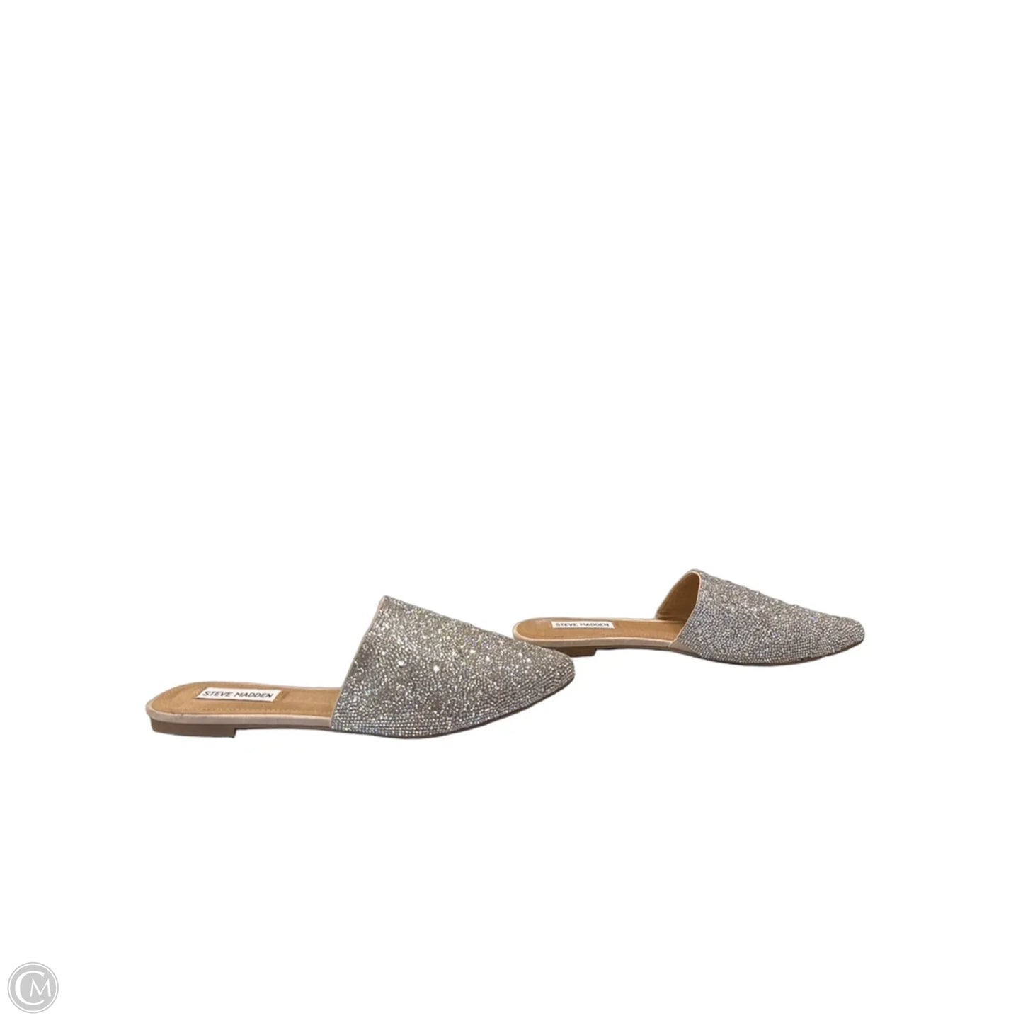 Shoes Flats By Steve Madden In Silver, Size: 9.5