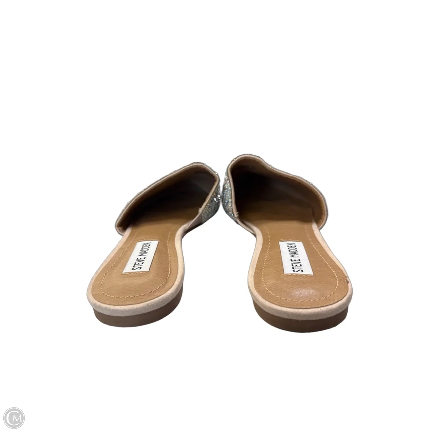 Shoes Flats By Steve Madden In Silver, Size: 9.5