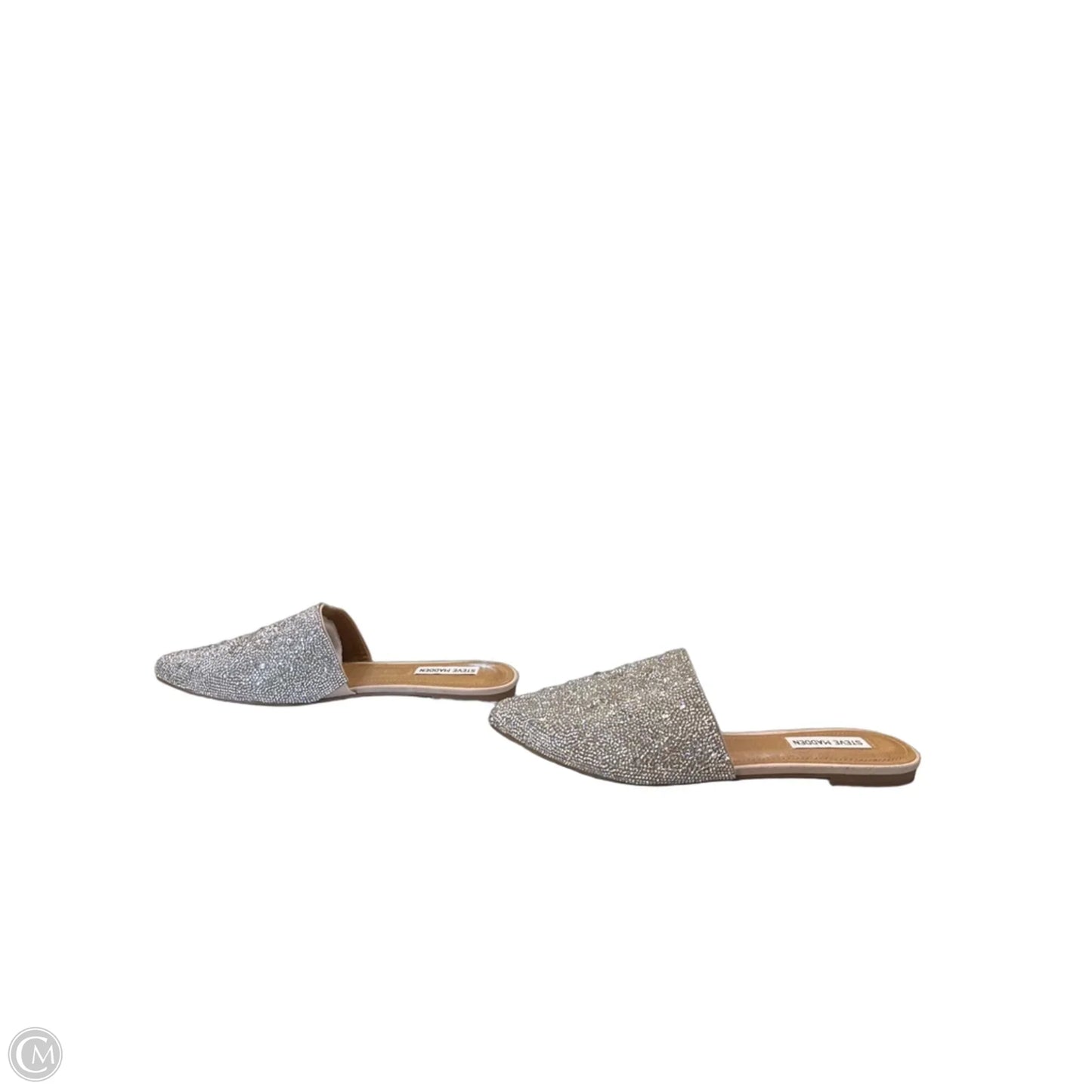 Shoes Flats By Steve Madden In Silver, Size: 9.5