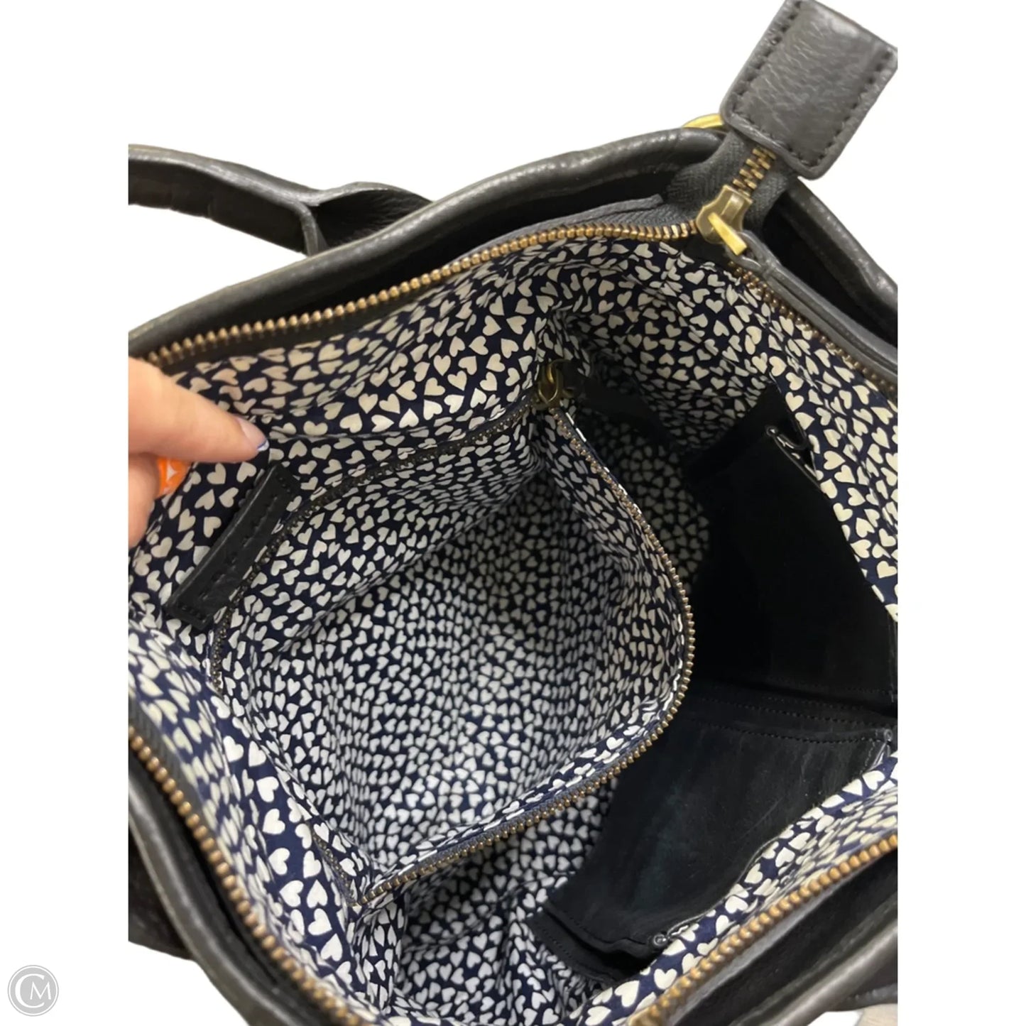 Backpack Leather By Cma, Size: Medium