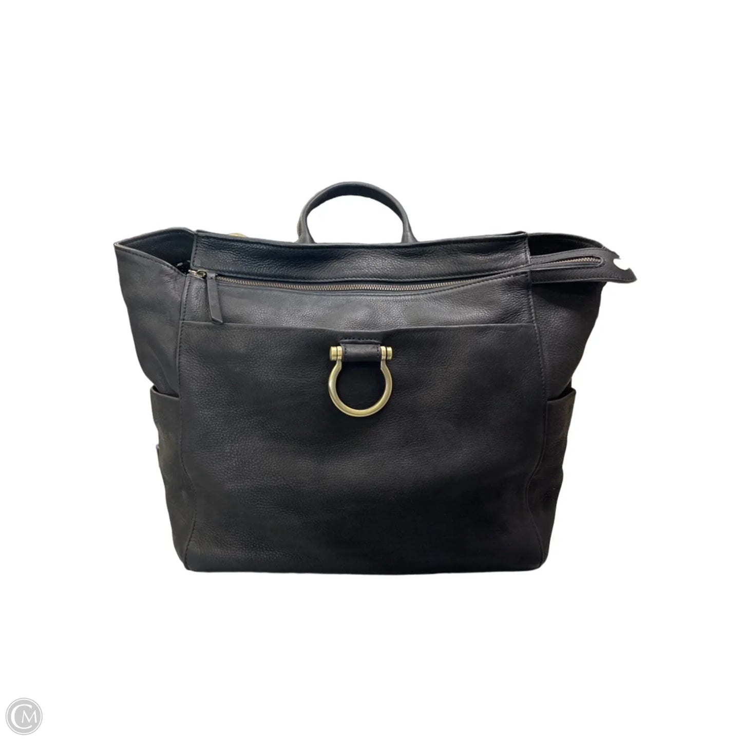 Tote Leather By Cma, Size: Large